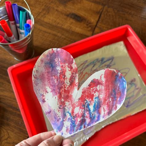 Low Prep Valentine's Day Art Activity for Kids