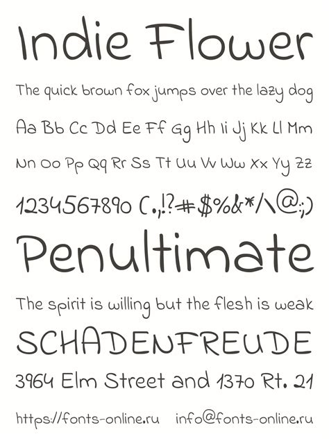 Indie Flower Font 20 Best Free Handwriting Fonts For 2018