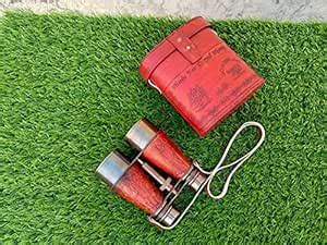 Buy Kohinoor International Vintage Brass Binocular with Leather case ...