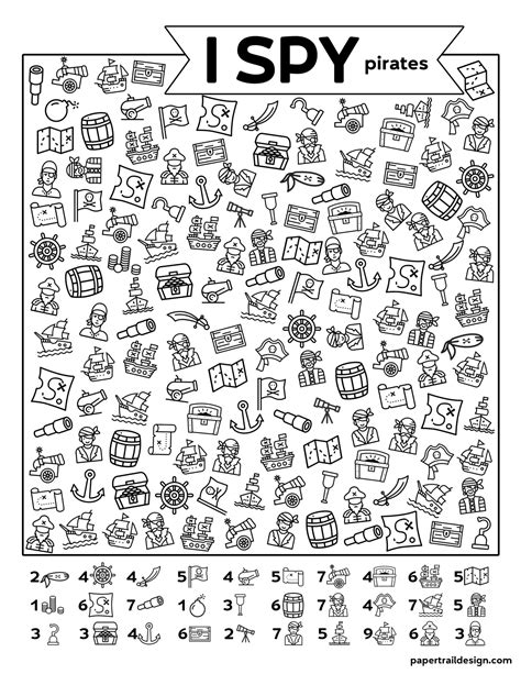 Printable I Spy - Printable Word Searches