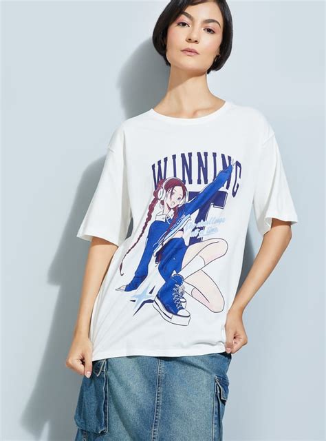 Buy ALAYA F x URB_N Women Graphic Print T-shirt Online at just Rs. 399. ...