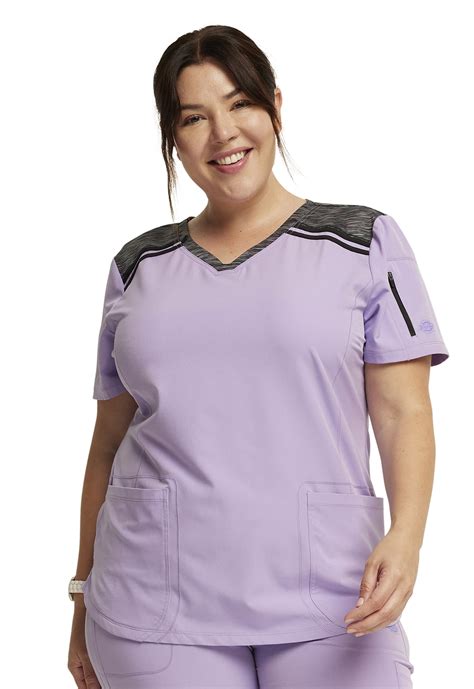 Dickies Dynamix Women Scrubs Top V-Neck DK740 - Walmart.com
