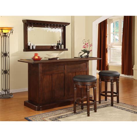 ECI Furniture Nova Bar Set with Wine Storage & Reviews | Wayfair