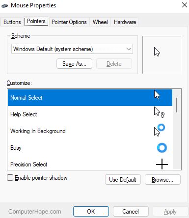 Image result for Mouse Properties