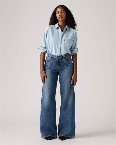 94 Baggy Wide Leg Jeans - Blue | Levi's® IE
