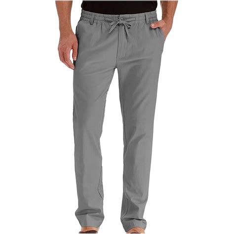 Nnhblu Gray Men's Business Casual Pants Workout Athletic Pants Comfort ...