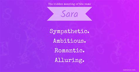 The hidden meaning of the name Sara | Namious