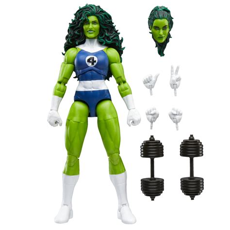 Marvel Legends Fantastic Four She-Hulk Retro Carded - The Toyark - News