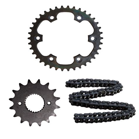 Royal Enfield Chain Sprocket Kit classic 350 fitted with disc brake sy ...
