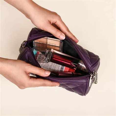 Purple Mini Barrel Bag Online - Premium Shoulder Bag | Nestasia
