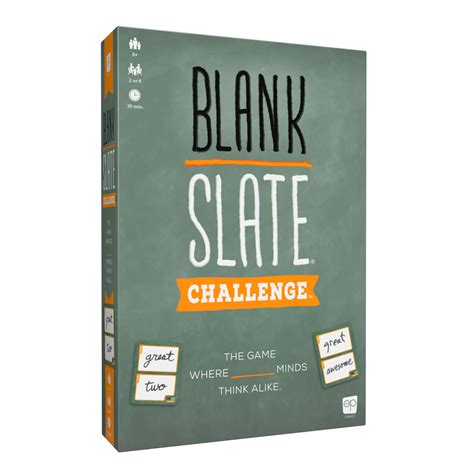Amazon.com: Blank Slate Challenge| Fun Family Friendly Board Game ...