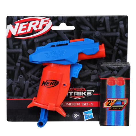 Blaster Nerf Alpha Strike - Slinger Sd 1, 2 proiectile - eMAG.ro