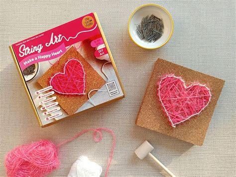 DIY String Art Kit - Make A Happy Heart by The Cork Studio – Brown Living™