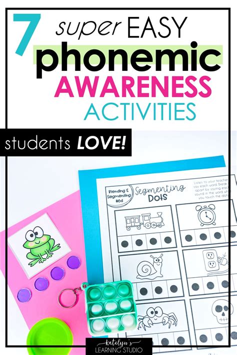 7 Super Easy Phonemic Awareness Activities Your Students will Love