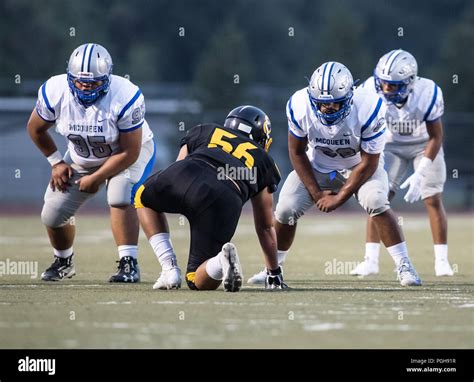 Football action with McQueen High School at Enterprise in Redding ...
