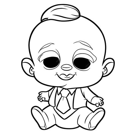 Cute baby boss with boss baby coloring boss baby coloring baby boss ...