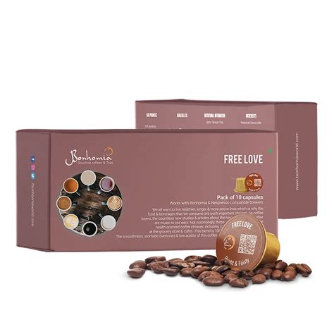 Bonhomia Free Love - Bright & Feisty Coffee, Intensity 5/10 Nespresso ...