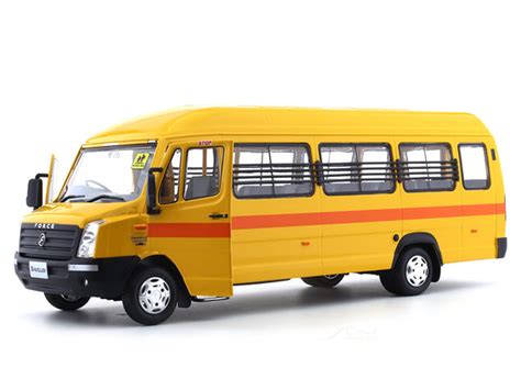 Force / Tempo Traveller School bus 1:24 Dealer Edition diecast Scale ...