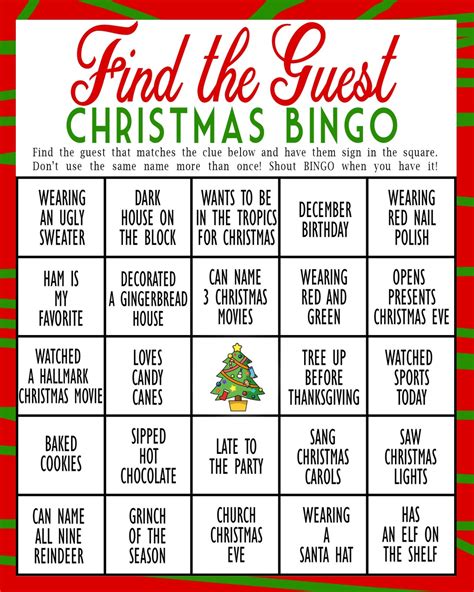 Christmas MINGLE BINGO / Party Icebreaker/ Party Games/ Fun Games ...