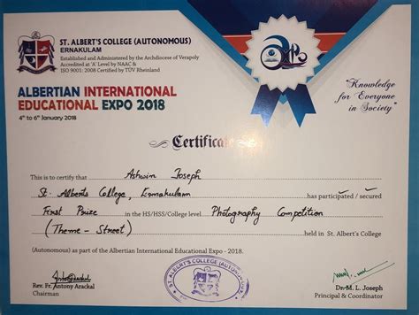 5.3.1 Awards/Medals in Sports/Cultural Activities: 2017-18 – St. Albert ...