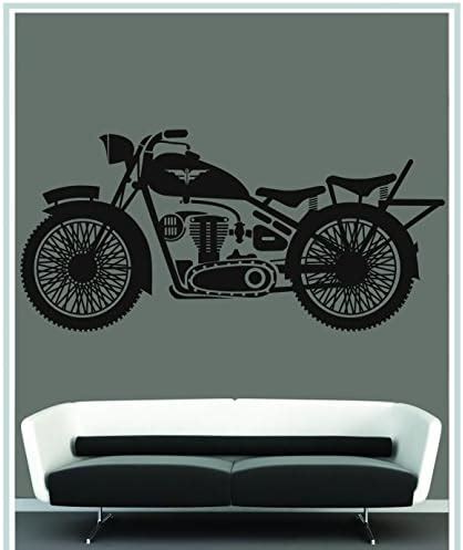 DreamKraft Gloob Decal Style Vinatge Bike Wall Sticker 27X14 Inch ...