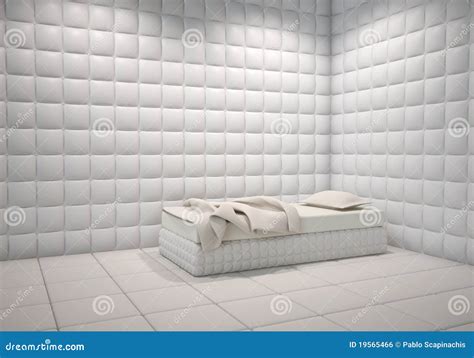 Mental Hospital Padded Room Stock Illustration - Illustration of ...