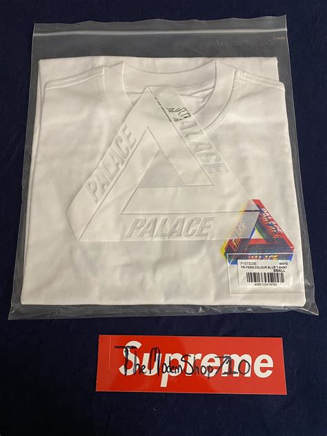 Palace Palace Tri- Ferg Colour Blur T- Shirt (White) | Grailed