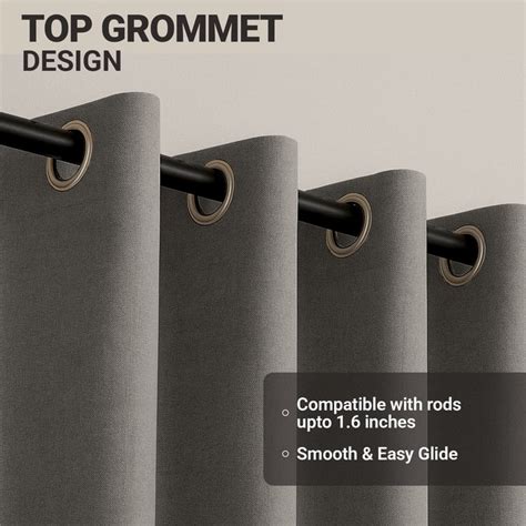 Buy DECO WINDOW Blancot Set of 2 Blackout Door Curtains from Deco ...