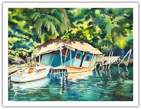 Pacifica Island Art Anahulu Bridge - Hale‘IWA, Hawaii - Rainbow Bridge ...