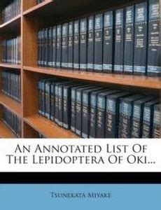An Annotated List of the Lepidoptera of Oki...: Buy An Annotated List ...