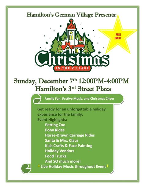 Christmas in the Village , Hamilton’s 3rd Street Plaza. 300 Block of ...