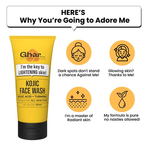 Kojic Acid & Turmeric Face Wash – GHAR SOAPS