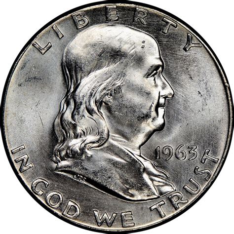 1963 Franklin Half Dollar Prices | Ungraded, NGC, PCGS Values
