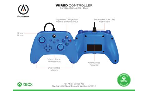 PowerA Wired Gaming Controller for Xbox Series X/S, Xbox One, PC ...