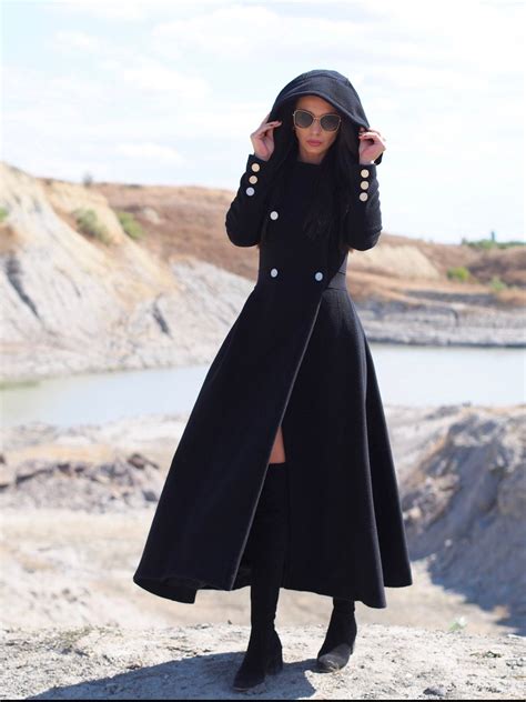 Womens Black Winter Coat
