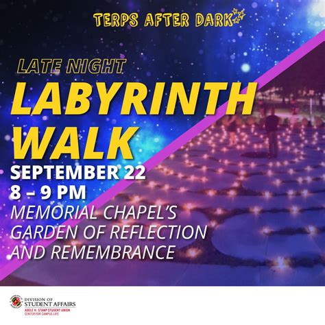 Late Night Labyrinth Walk | Adele H. Stamp Student Union