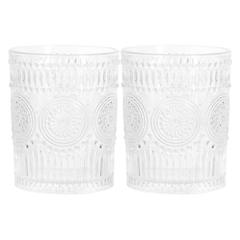 Clear DOF Glasses Set 4 Circa | At Home