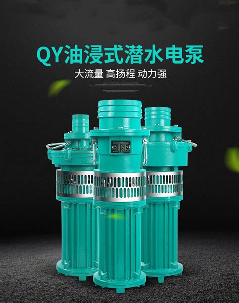 台州厂家QY油浸式潜水泵高杨程大流量 充油式水泵农用浇地 灌溉-阿里巴巴