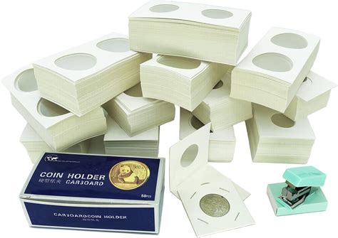 Amazon.com : 600Pcs Coin Holders Cardboard Coins Flips for Collectors ...