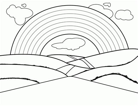Free Preschool Coloring Pages Of Rainbows, Download Free Preschool ...