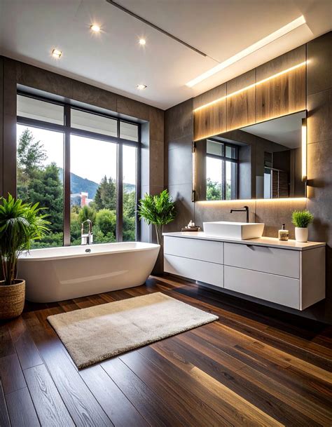 25 Dark Wood Floor Bathroom Ideas for a Cozy Retreat