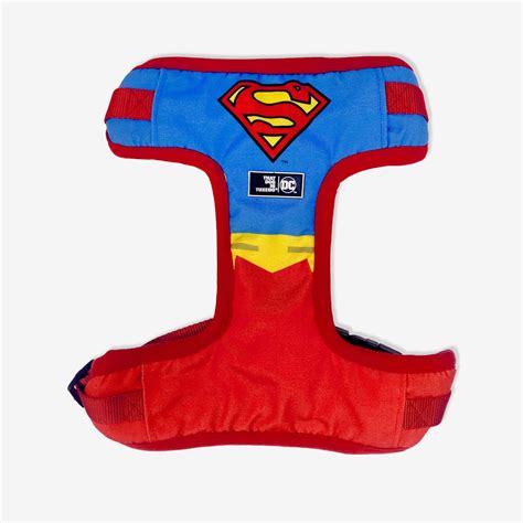 That Dog In Tuxedo Superman Dog Body Harness with Air Mesh (Red, Size M ...