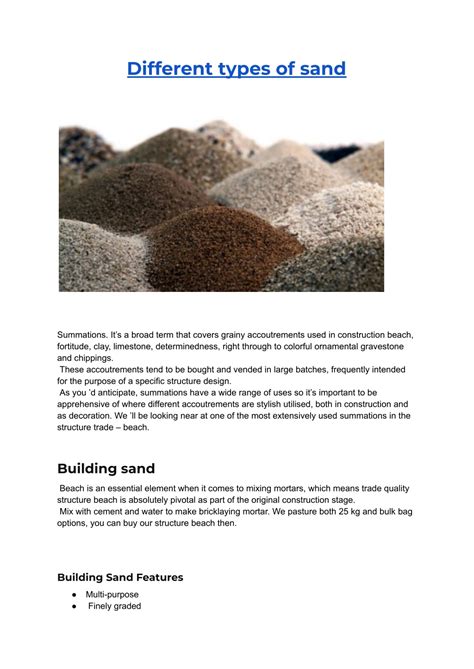 PPT - Different types of sand PowerPoint Presentation, free download ...