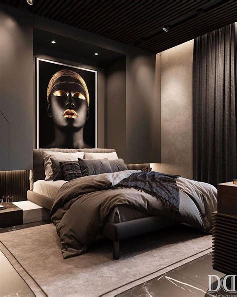 30+ Cool Dark Bedroom Decor Ideas - The Wonder Cottage | Interior ...