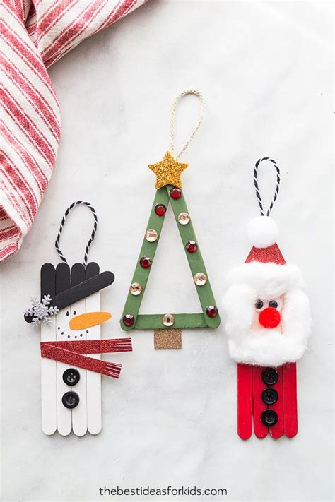christmas ornaments with craft sticks