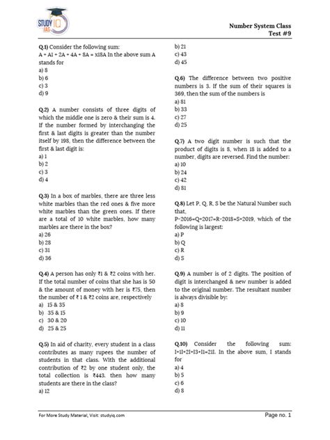 Image result for Case Study Type Question for Class 9 Maths Number System