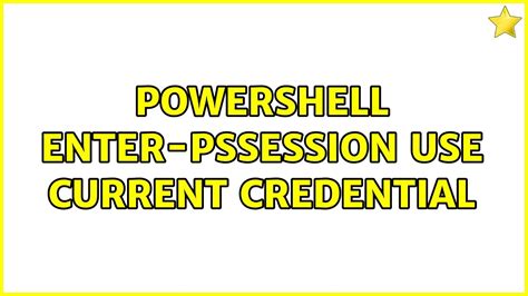 Image result for Enter-PSSession PowerShell