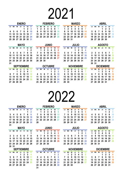 Calendrier annuel 2021-2022 – calendrier.su