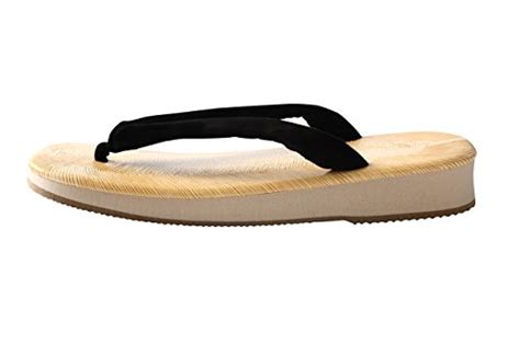 Buy Edoten Black Setta Japanese Tatami Zouri Sandals, Black, XX-Large ...