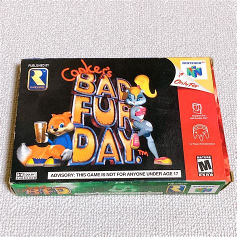 Yahoo!オークション - N64 conker‘s bad fur day コンカー ニンテンド...